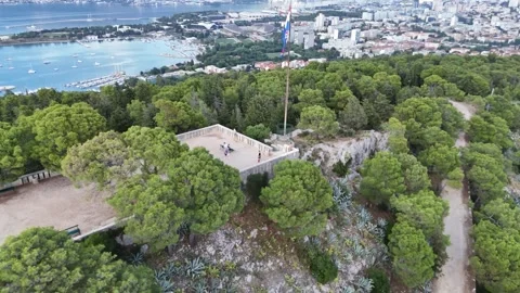 Marjan Hill Croatia split Video stock 278433804