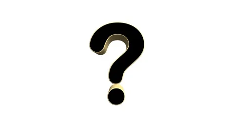 Mark 3D icon animation isolated white background 스톡 동영상 299814363