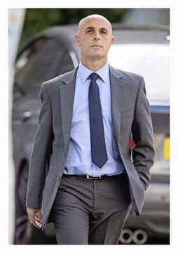 Mark Bayada. Parachute Instructor Mark Bayada At Winchester Crown Court Where He Stock Photos