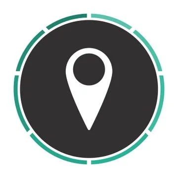 Mark computer symbol Illustrazione stock