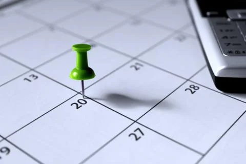 Mark the date Stock Photos