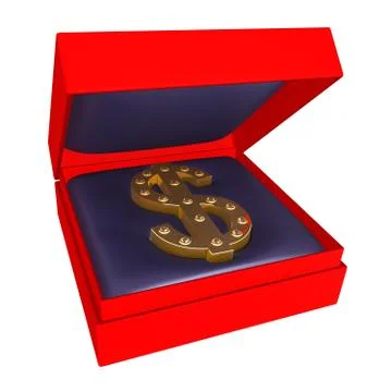 Mark of dollar Stock Illustration