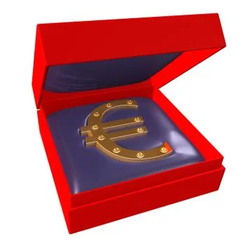 Mark of euro Stock Illustration