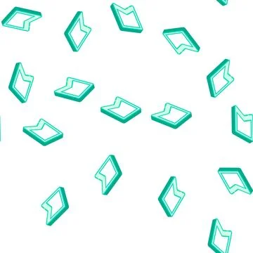 Mark file isometric icon seamless pattern Stock Illustration