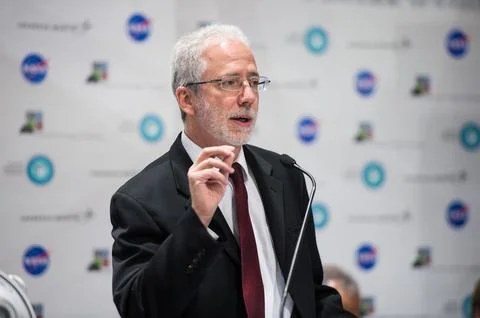 Mark Geyer, Orion Program Manager, spoke at the USA Science and Engineering.. 스톡 사진