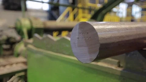 The mark on the metal raw materials Hammer Stock Footage 72492927