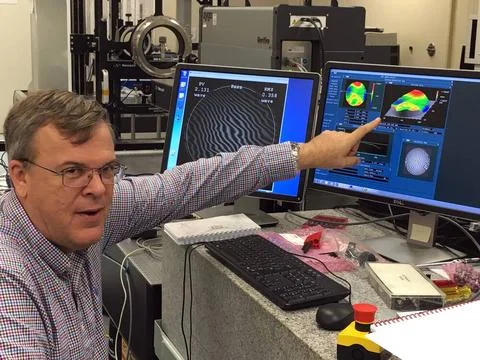 Mark Nurge, Ph.D., a physicist in the Applied Physics Lab with the Explora... 写真素材