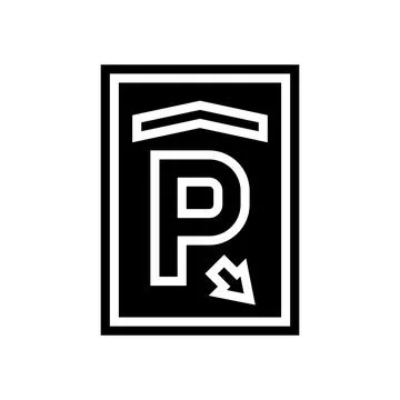 Mark parking line icon vector illustration 스톡 일러스트