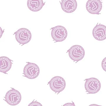 Mark quality glyph seamless pattern イラスト素材