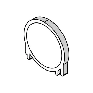 Mark quality isometric icon vector illustration Illustrazione stock