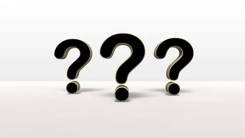Mark question 3d icon on isolated white background Vídeos de archivo 299815564