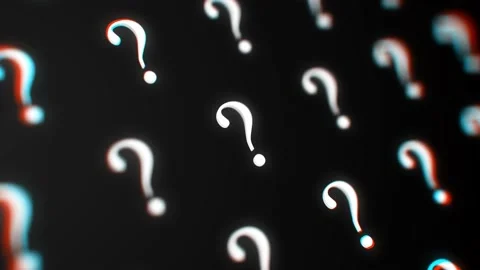 Mark Questions Loop 4K Stock Footage 235416083