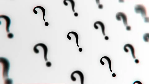 Mark Questions Loop 4K Stock Footage 235416170