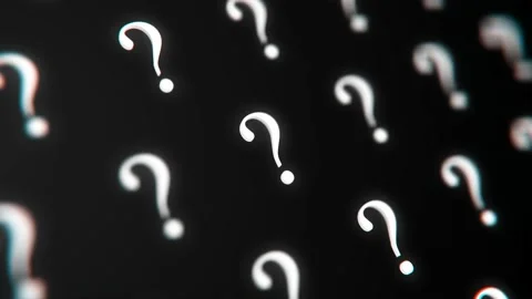 Mark Questions Loop 4K Stock Footage 235416173