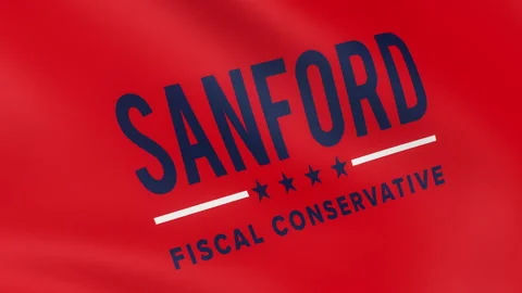 Mark Sanford President 2020 Logo 4k Back... | Stock Video | Pond5