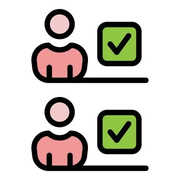 Mark student icon vector flat Illustrazione stock