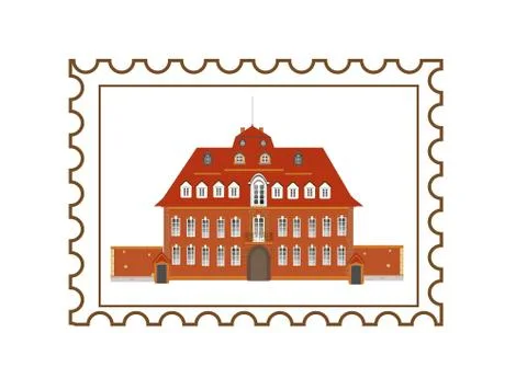 Mark on a white background vector Stock Illustration