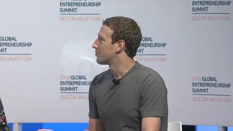 Mark Zuckerberg talk at the 2016 Global Entrepreneurship Summit - 2016 Stock Footage 98684800
