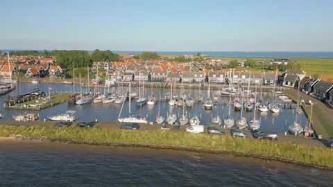 Marken, Netherlands Stock Footage 281264614