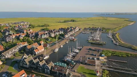 Marken, Netherlands Stock Footage 281264628