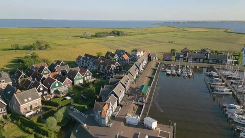 Marken, Netherlands Stock Footage 281264690