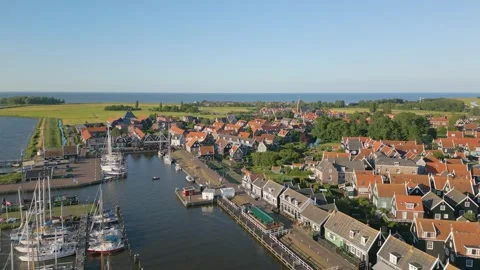 Marken, Netherlands Stock Footage 281264697