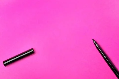 Marker on background Stock Photos