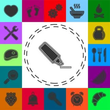 Marker base icon. Simple sign illustration Stock-Illustration