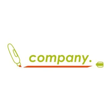 Marker, business, draftsman, logo Stock Illustration