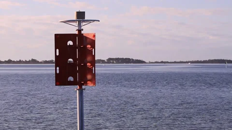 Marker in channel Stock Footage 39948484