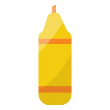 Marker colored draw write tool childrens element 스톡 일러스트