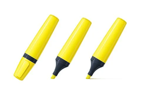 Marker for draw line and mark off. Vector illustration. Stock Illustration