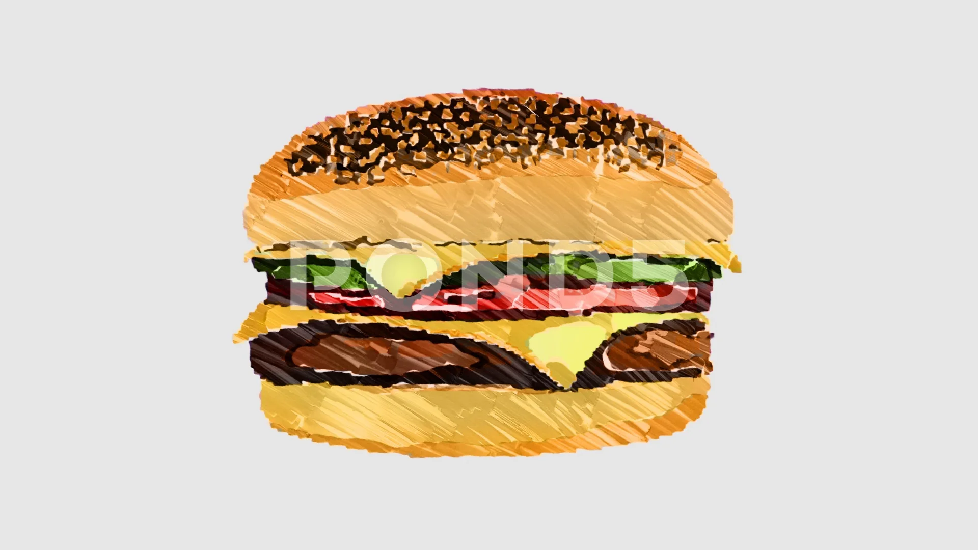Burger Cheeseburger Animated Cartoon Burger Stock Video Footage | Royalty  Free Burger Cheeseburger Animated Cartoon Burger Videos | Pond5