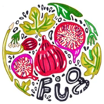 Marker Figs Stock Illustration