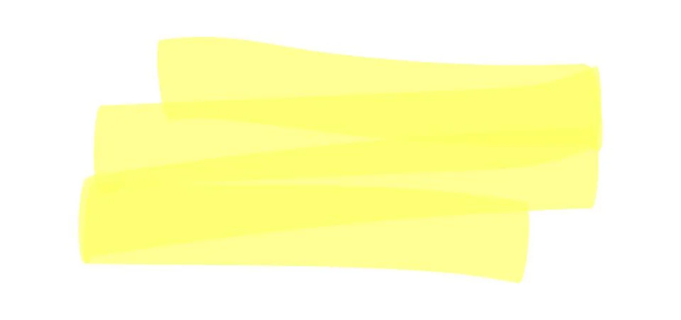 Marker highlighter elements. Hand drawn shape line Stock Illustration