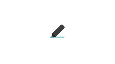 Marker icon animation for video motion graphics Stock Footage 208659272