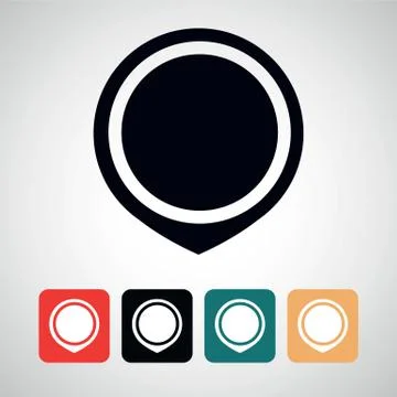 Marker icon. Stock Illustration