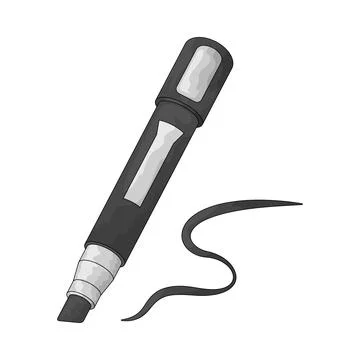 Marker illustration Stock Illustration