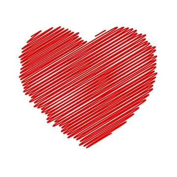 Marker Isolated Heart Stock Illustration