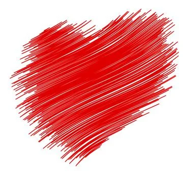Marker Isolated Heart イラスト素材