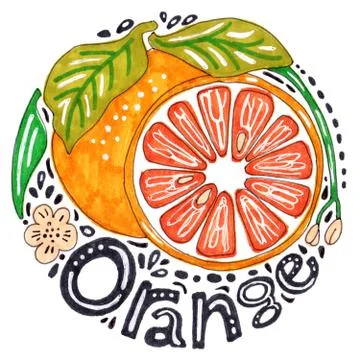Marker Orange Stock Illustration