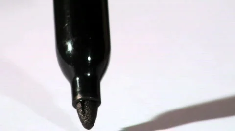 Marker on paper - HD  Stock Footage 366854