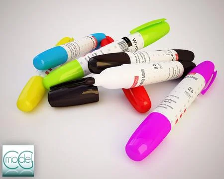 Marker Pen B 3D Model