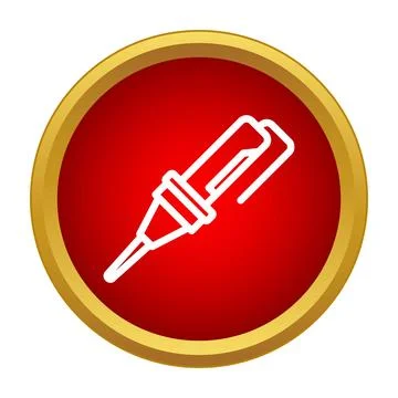 Marker pen icon highlighting importance and attention Stock Illustration