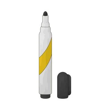 Marker pen illustration Stock Illustration