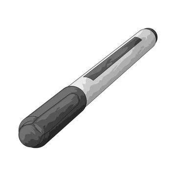 Marker pen illustration Stock Illustration