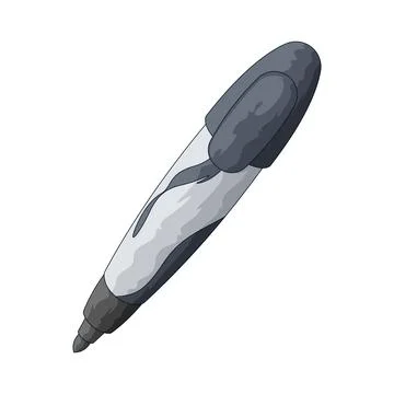 Marker pen illustration Stock Illustration