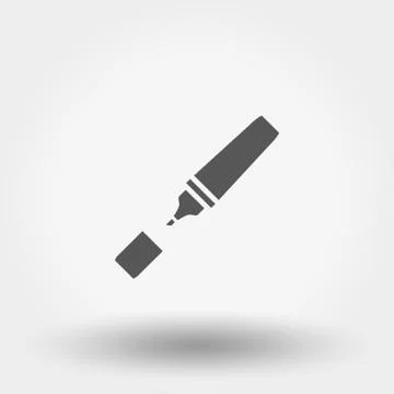 Marker Pen. Vector illustration. Stock Illustration