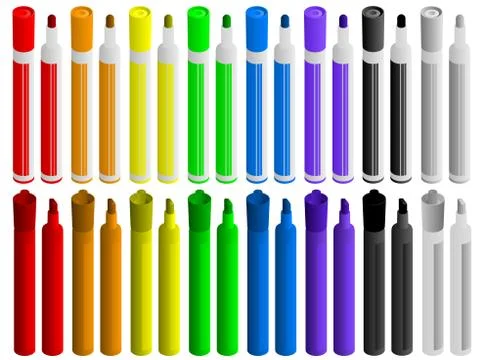 Marker sed Stock Illustration