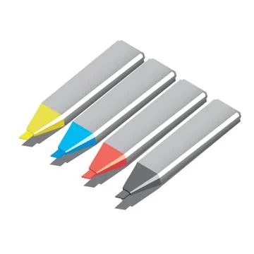 Markers Stock-Illustration